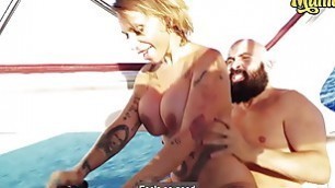 MAMACITAZ - (Gina Snake, Max Cortés) - Big Tits MILF Hot Tits Job And Hard Sex On A Yacht