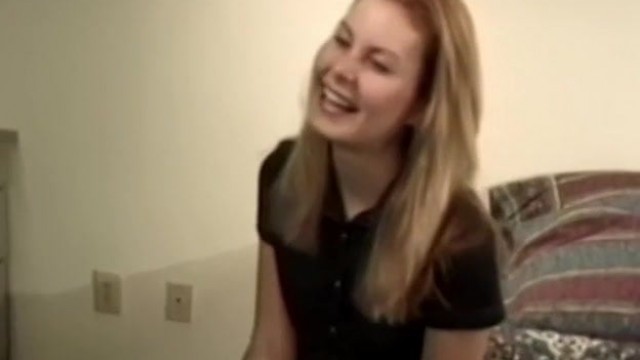 Cutie with small titties gets her pussy fucked in classic po