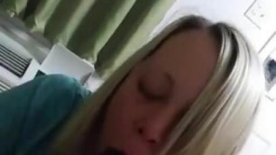 HOTEL BLONDE SUCKS EXPOSED BY HIM SHE DONT KNOW