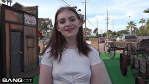 Maya Kendrick Amateur Teen Flashes Hairy Pussy on Mini-Golf