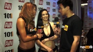 PornhubTV Katrina Jade Interview at 2015 AVN Awards